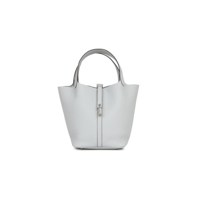 HERMES PICOTIN LOCK 22 PALLADIUM HARDWARE (22*21*17cm)